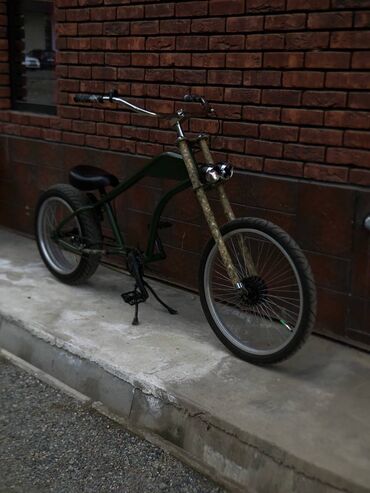 велосипед фара: Продам Американский эталон стиля, кастомный чоппер. Вел собран недавно