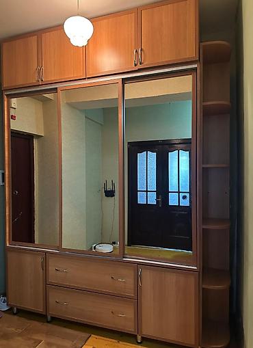 ayna qapi: Geniş güzgülü kupe şkaf - Material: ağac teksturalı laminat (isti — 2