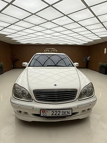 mersedes e class: Mercedes-Benz S-Class: 2002 г., 5 л, Автомат, Бензин, Седан — 6