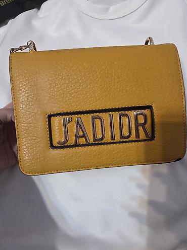 dior çanta: Sarı rəngli qadın çantası – “J’ADIOR” detallı — 1