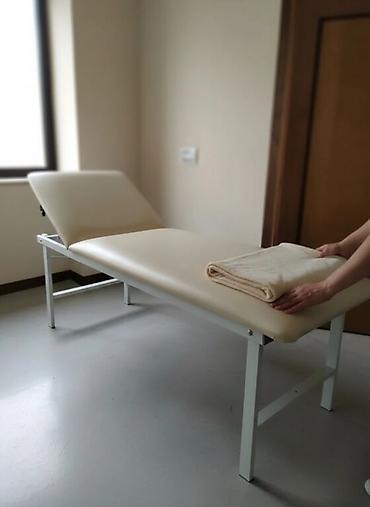 Salon, tibbi mebel: Tibbi/professional müayinə və masaj çarpayısı - Rəng: krem - Çərçivə — 2