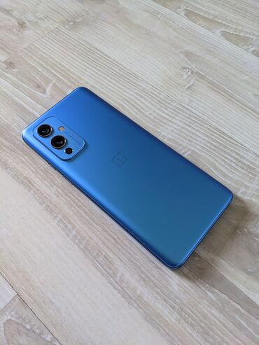 мини телефон: OnePlus 9, Колдонулган, 128 ГБ, түсү - Көк, 2 SIM