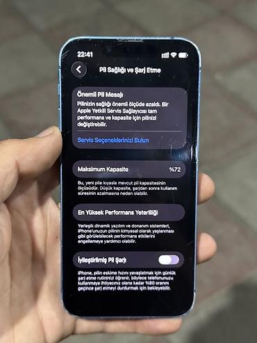 iphone 13 telefon: IPhone 13, Mavi, Face ID — 1