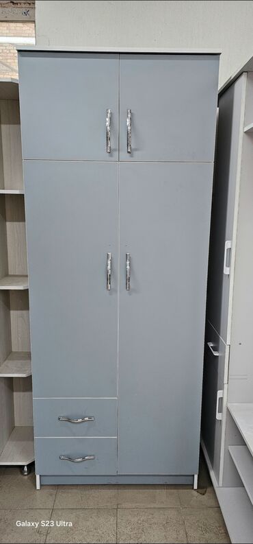 Шкафы для одежды: Шкаф для одежды, Новый, Прямой, ЛДСП — 6