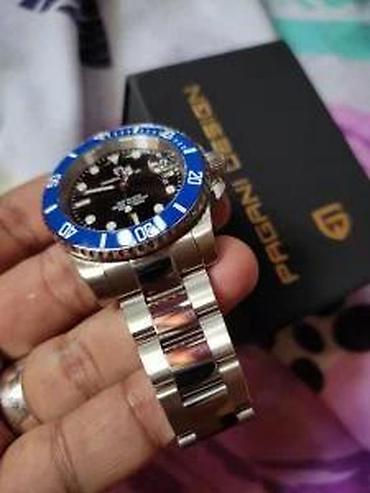 Ručni satovi: PAGANI DESIGN PD-1661 - Plavo/Crni- Rolex Submariner Homage Potpuno — 8