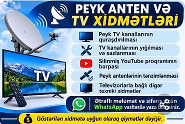 tv ekran temiri: Peyk antenalarının quraşdırılması | Quraşdırılma — 1