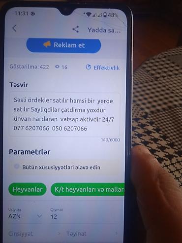 tutuquşu satışı: Məhsul: Səsli ördəklər (bir yerdə satılır) Təsvir: - 5 aylıq ördəklər — 1