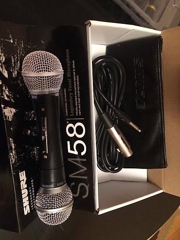 shure sm58: Yeni Simli Mikrofon Shure, Ödənişli çatdırılma — 2