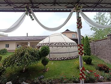 Аренда юрт: Аренда юрты, Каркас Деревянный, 65 баш, С полом, Самовар, Стол — 25