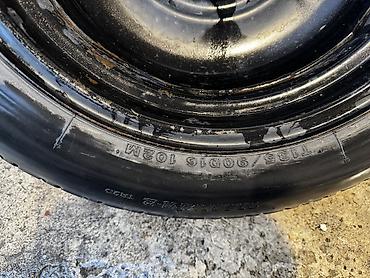 субару r16: Колеса в сборе 135 / >80 / R 16, Всесезонная, Б/у, 1 шт, Легковые, Железные, отверстий - 5 — 5