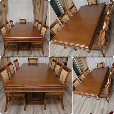 Qonaq otağı üçün, İşlənmiş, Açılan, Kvadrat masa, 8 stul lalafo.az -da Qonaq otağı üçün, İşlənmiş, Açılan, Kvadrat masa, 8 stul