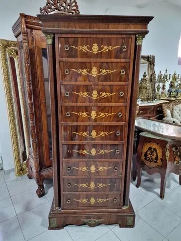 drvene komode za tv: Stilski fiokar / komoda (9 fioka) RETKOST 🪑 Dobro stanje Dimenzije