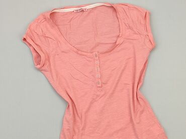 różowe t shirty oversize: Футболка, Terranova, S, стан - Хороший