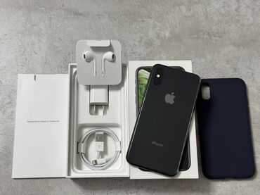 купить полный комплект компьютера: IPhone Xs, Колдонулган, 256 ГБ, Space Gray, Заряддоочу түзүлүш, Коргоочу айнек, Каптама, 92 %