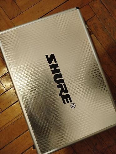 zerb aleti: Shure markalı metal daşıma çantasında mikrofon dəsti - Brend: Shure - — 4