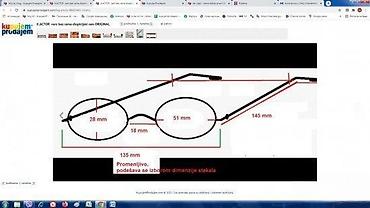 Naočare: K:ACTOR -ram bez rama dioptrijski ram ORIGINAL. 14 grama sa staklima! — 8