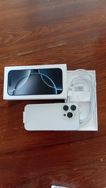 adaptırlar: IPhone 16 Pro, 128 GB, White Titanium, Face ID — 1