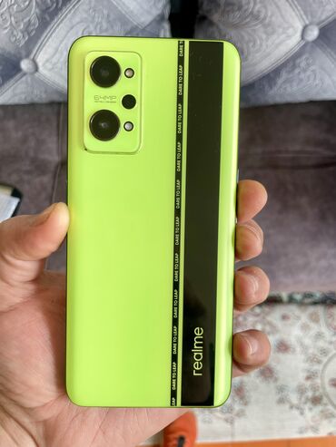 телефон 13с: Realme GT Neo2, Б/у, 128 ГБ, цвет - Зеленый, 2 SIM