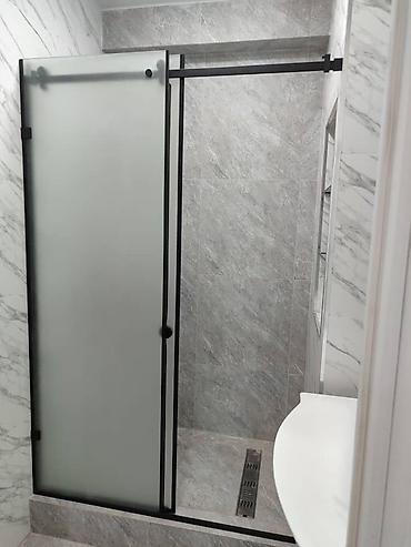 Душевые кабины: Душевая кабина Прямоугольная, Покрытие: Антикапельное — 22