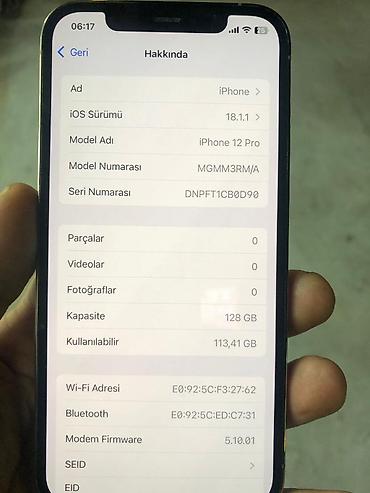 Apple iPhone: IPhone 12 Pro, 128 GB, Çəhrayı, Face ID, Simsiz şarj, Sənədlərlə — 9