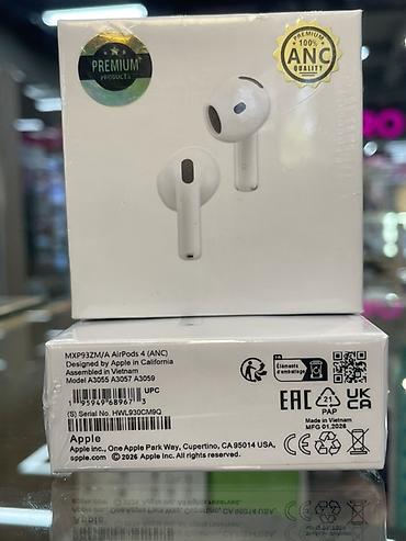 galaxy buds: AirPods 4 с шумоподавлением Наушники Apple AirPods 4 (ANC) . - — 3