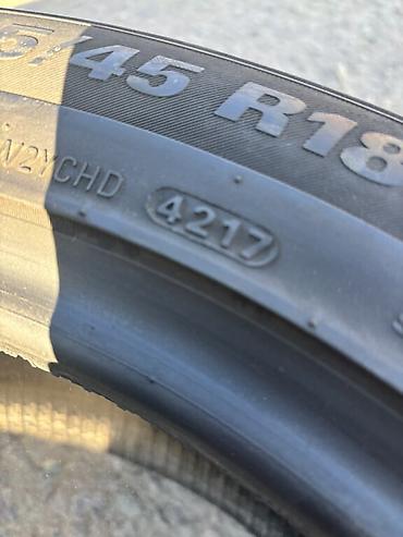 Шины: Шины 245 / 45 / R 18, Зима, Б/у, Комплект, Легковые, Корея, Kumho — 4