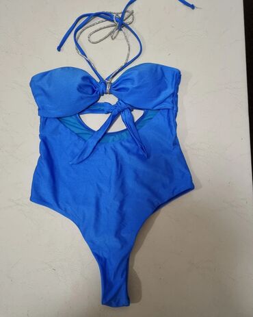 Swimsuits: M (EU 38), Lycra, color - Light blue