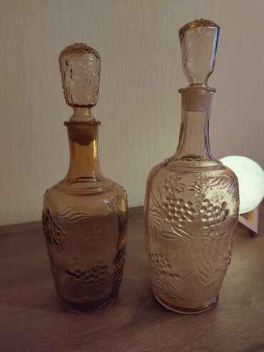 Qrafinlər və səhənglər: Rəng - Qəhvəyi, Şüşə, 1,5 bucket volume l, SSRİ — 7