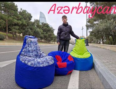 Pufiklər: Yeni, Pufik-kreslo, Parça, Kredit yoxdur, Çatdırılma yoxdur — 12