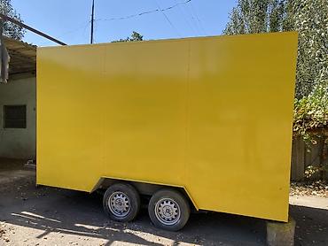 новый бизнес: Передвижной фудтрак/торговый прицеп сатылат пустой жаны жасалган ичи — 2