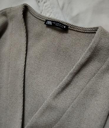 elegant 2000: ZARA dzemper kardigan u pesak boji. Veličina 38/M. Perfektno stanje ☆ — 3