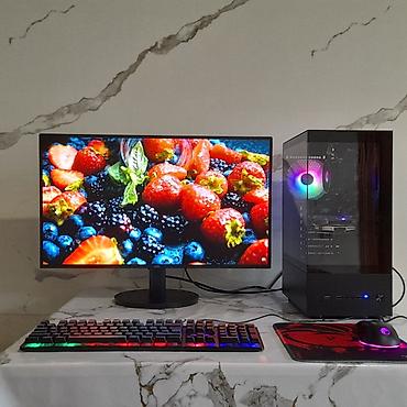 Техника и электроника: Компьютер, ядер - 4, ОЗУ 16 ГБ, Игровой, Б/у, Intel Xeon, AMD Radeon RX 580, HDD + SSD — 1