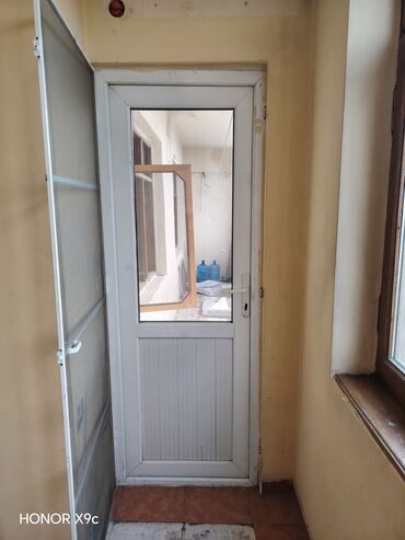 Plastik qapılar: PVC qapı və pəncərə dəsti - Material: ağ rəngli PVC profil, şüşəli — 5