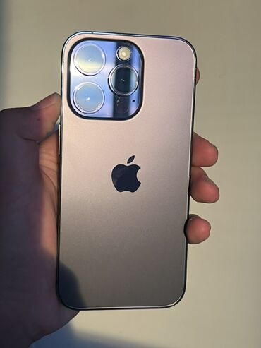 iphone 14 pro в рассрочку без переплат: IPhone 14 Pro, Жаңы, 128 ГБ, Deep Purple, 84 %