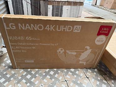 apple macbook m2 pro: Yeni Televizor LG NanoCell 65" 4K (3840x2160), Pulsuz çatdırılma — 4