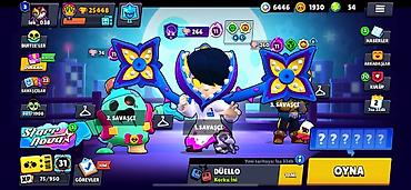 saz satılır: Brawl Stars hesabı satılır. 25.000 kupa, 70 xarakter var, 5-ü — 1