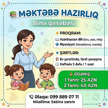 kub hesablama: Məktəbəqədər və ibtidai sinif hazırlığı, Azərbaycan dili, Evə gəlməklə — 1