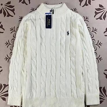 Мужской свитер, M, Polo Ralph Lauren, Новый, цвет - Белый, Самовывоз