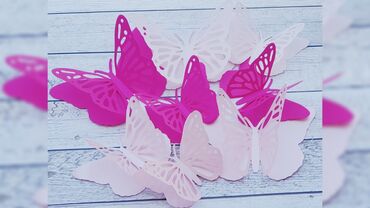 ebay бишкек: Бабочки. Декор . Декор из бумаги. Бумажные цветы. Бумажные бабочки