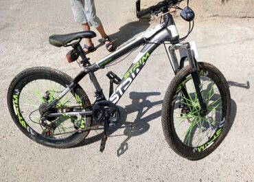 купить спортивный велосипед недорого: İşlənmiş Dağ velosipedi Strim, 24", sürətlərin sayı: 21, Ünvandan götürmə