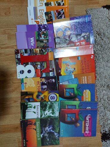 Knjige, časopisi, CD i DVD: Prodajem knjige za 8. razred Osnovne škole. Knjige su po starom