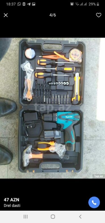 bosh drel: Drel nabor yeni keyfiyyətli Makita-12V