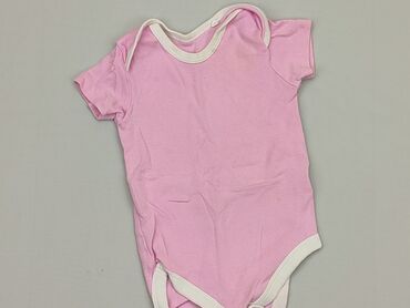 różowe body niemowlęce: Body, 6-9 months, 
condition - Fair