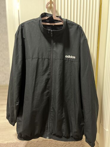 Куртки: Мужская куртка, XL (EU 42), Adidas, Б/у, цвет - Черный, Самовывоз