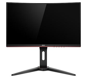 Monitorlar: AOC C24G1 24" Gaming Monitor curved. Ekran qirigdi, teze alinib 2 ay — 1