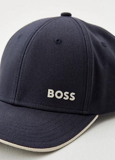 головное: Бейсболка BOSS, тёмно‑синяя Оригинал любые проверки - Классическая — 3