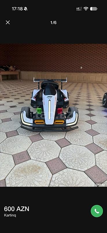 usaq velosiped satisi: Uşaq elektrik kartinqi – F1 üslubunda - Model dizaynı: F1 temalı — 1