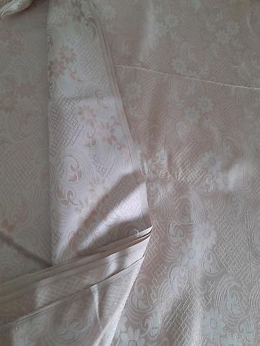 divan üçün parcalar: Məhsul: Jacquard naxışlı parça - Rəng: Pudra/şampan tonlarında açıq — 8