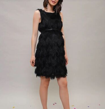 стильное платье: Вечернее платье, Короткая модель, Без рукавов, L (EU 40), XL (EU 42)