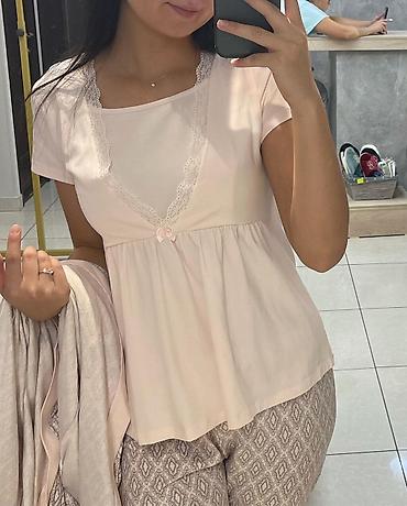 Домашние костюмы: Мужской домашний костюм, S, M, L, Новый, цвет - Айвори, Самовывоз, Платная доставка — 30